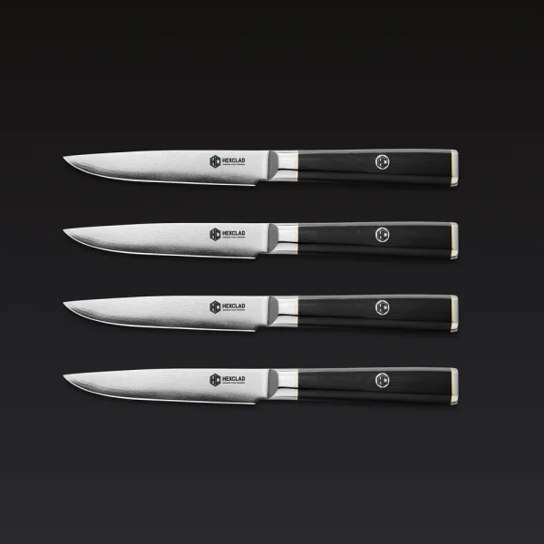 Master Series Damascus Steel Steak Knife Set, 4-pc