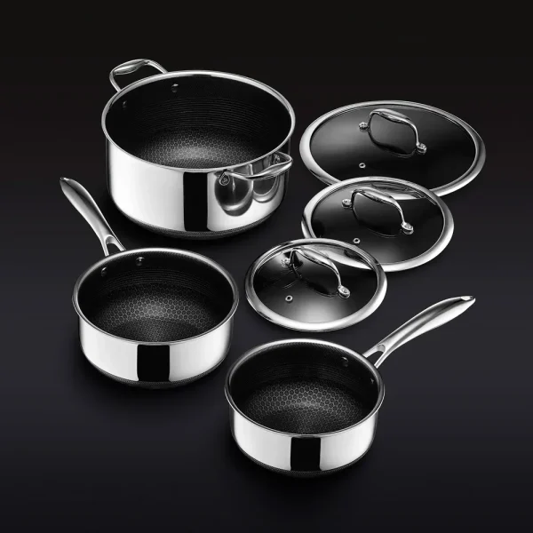 Hybrid Pot Set with Lids, 6-pc