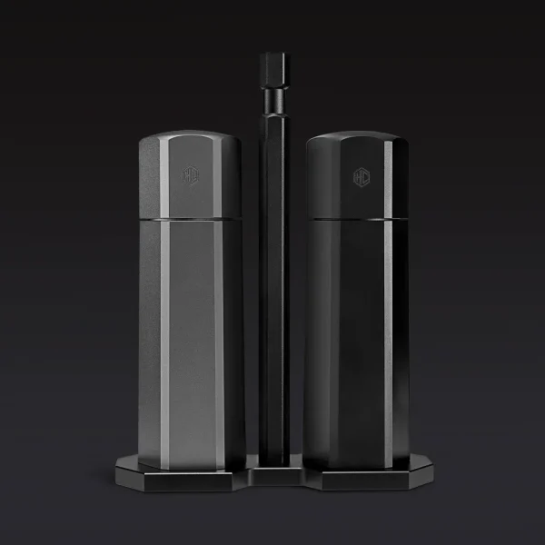 HexMill Tabletop Salt & Pepper Grinder Set